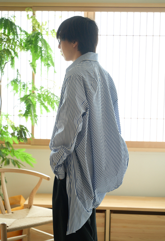 ANREALAGE BALL STRIPE SHIRT【UNISEX/※無くなり次第、価格改定※】