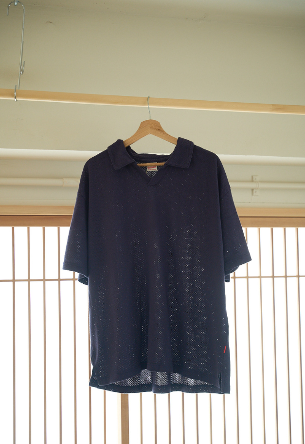 Healthknit U.S. Cotton Mesh Skipper T【UNISEX】