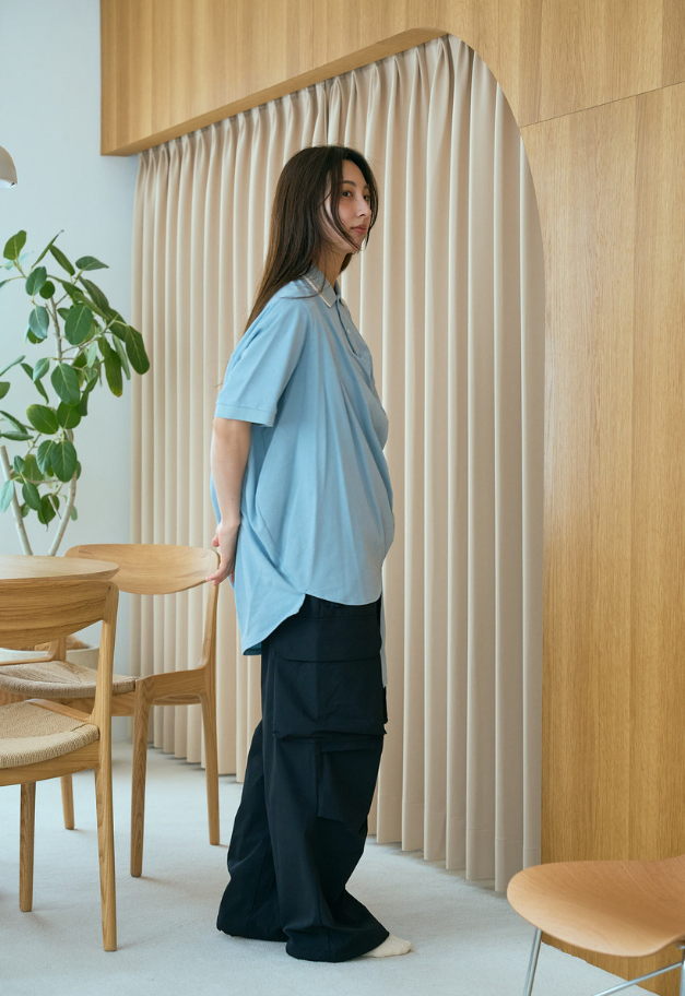 ANREALAGE BALL EMBROIDERY POLO SHIRT【UNISEX】