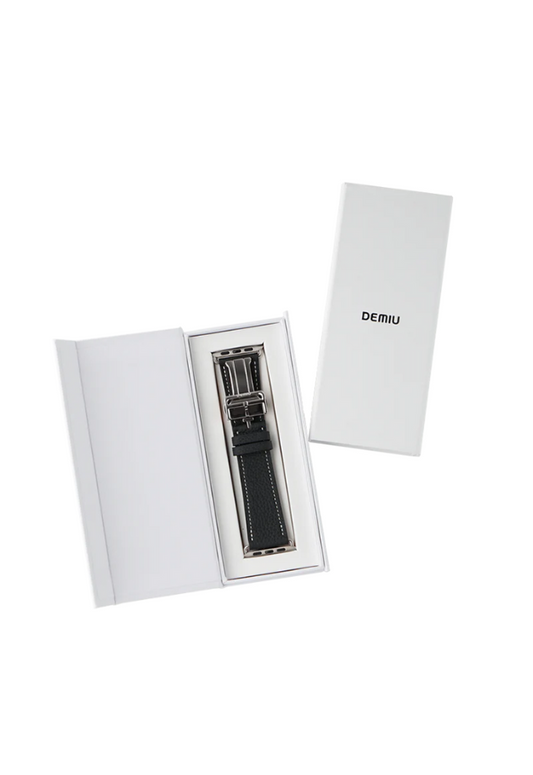 ◆[バイバック保証] DEMIU Apple Watchレザーバンド（42/45/46/49mm対応）