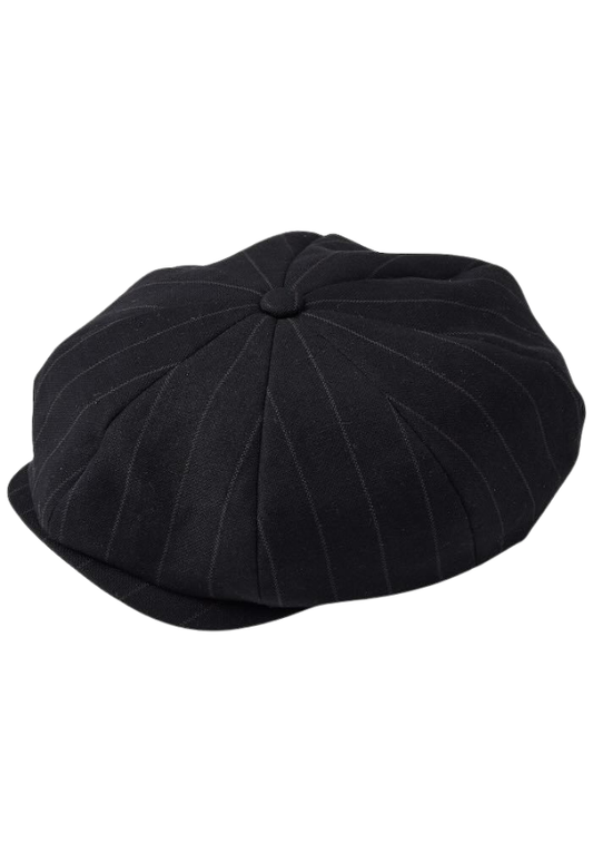 PORTER CLASSIC PIN STRIPE LINEN COTTON CASQUETTE