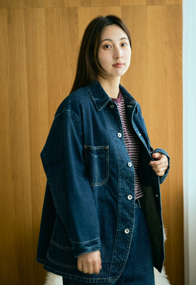 PORTER CLASSIC STEINBECK DENIM COVERALLS【NAVY/UNISEX  残S1点】
