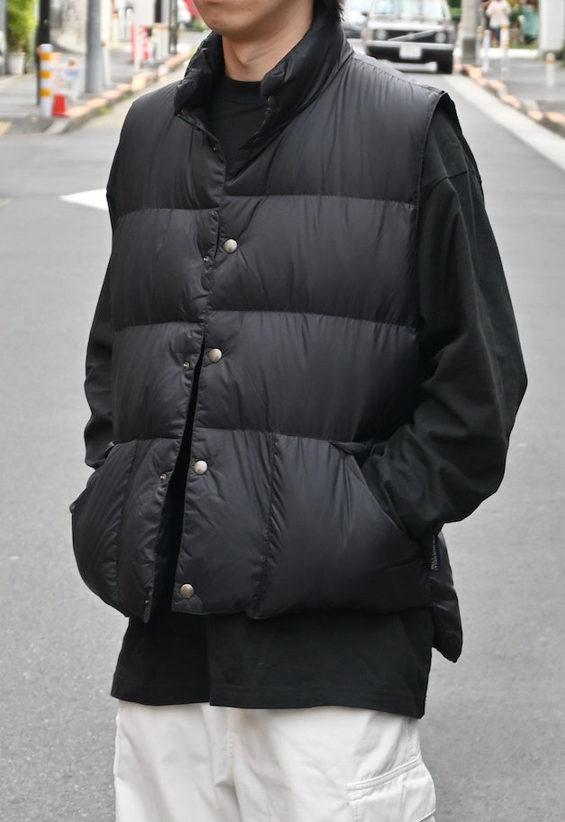 ◆[バイバック保証] RUSSELL ATHLETIC Recycled Down Vest【残りMOSS/L/1点】