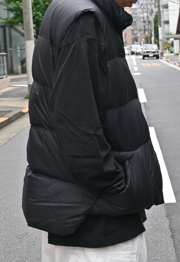 ◆[バイバック保証] RUSSELL ATHLETIC Recycled Down Vest【残りMOSS/L/1点】