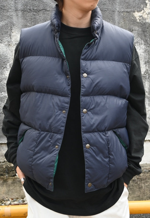 ◆[バイバック保証] RUSSELL ATHLETIC Recycled Down Vest【残りMOSS/L/1点】
