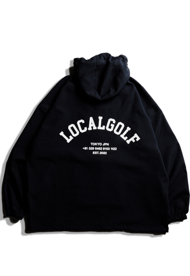 新品 Local GOLF BD Arch Seersucker Anorak Local GOLF BD Arch Seersucker Anorak JK – SANTÉ et NOEL