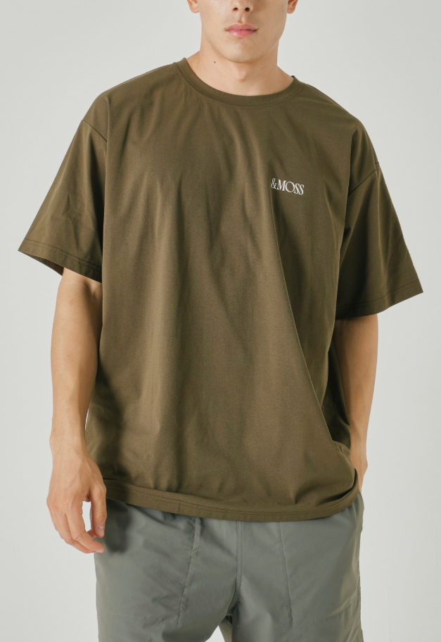 ◆[バイバック保証] &MOSS 【クーポン割引】DRY TOUCH BACKPRINT T-SHIRTS