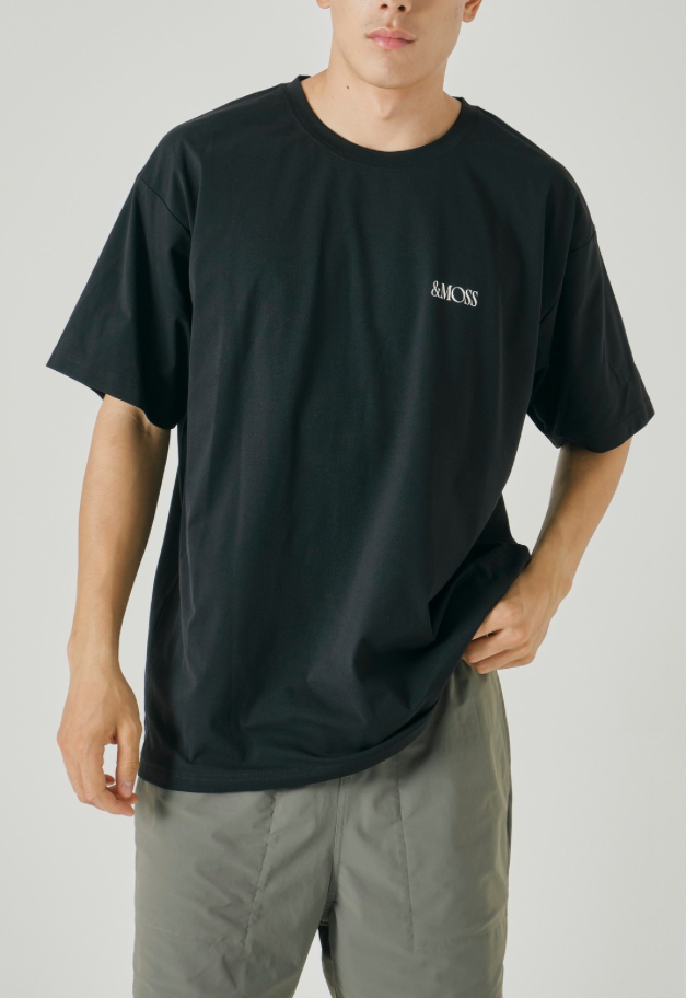 ◆[バイバック保証] &MOSS 【クーポン割引】DRY TOUCH BACKPRINT T-SHIRTS