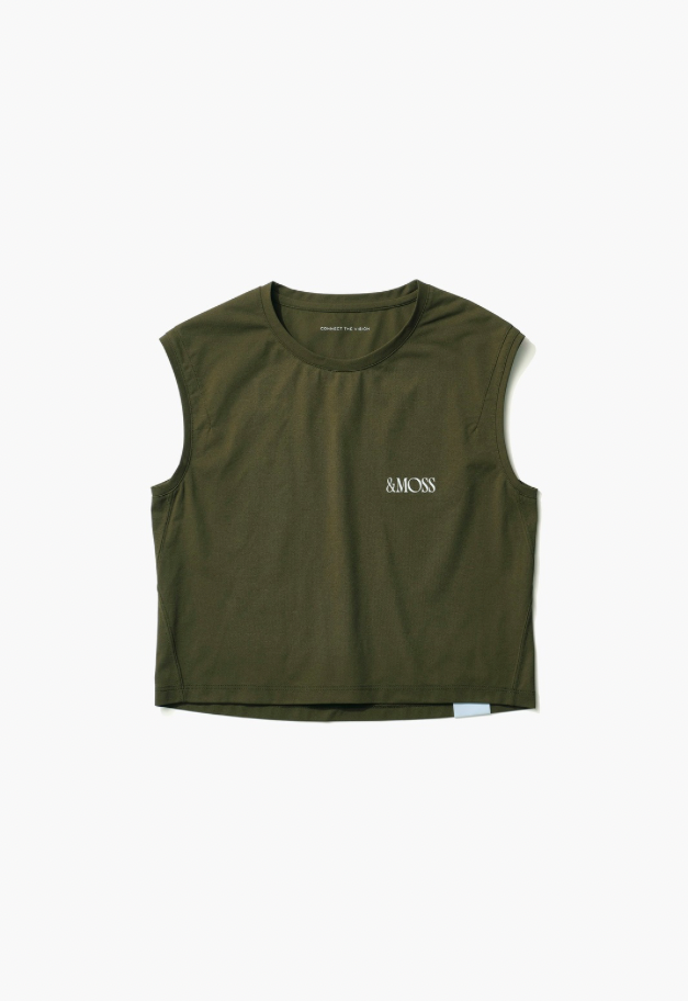&MOSS 【クーポン割引】SMOOTH TOUCH BACKPRINT CROPPED T-SHIRTS（W）