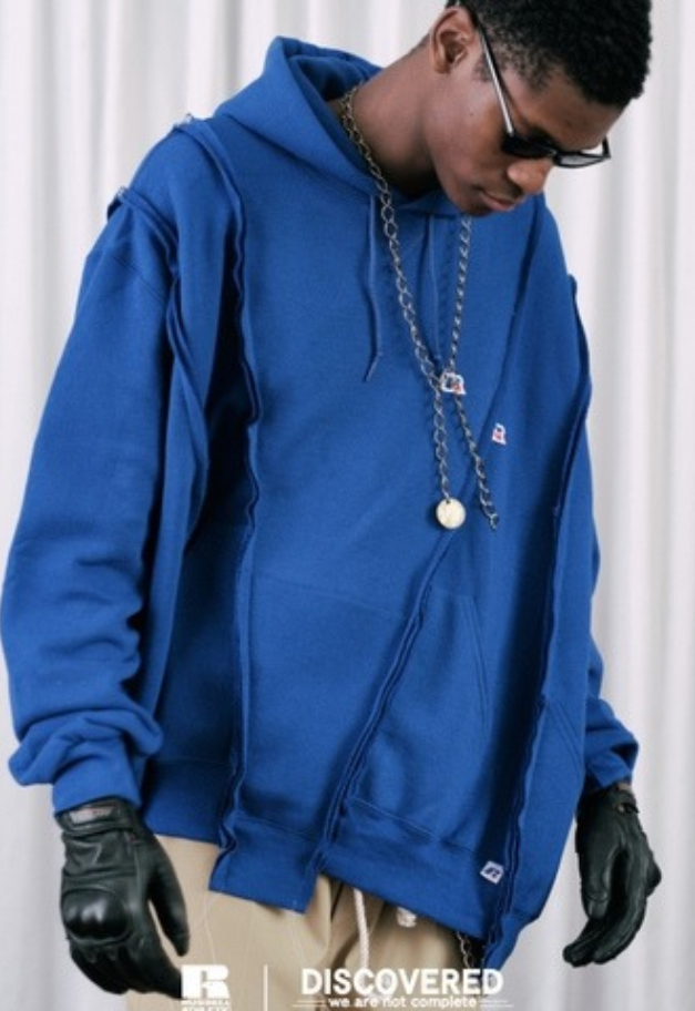 DISCOVERED RUSSELL×DISCOVERED Dri-power™ Remake Hooded Sweatshirt