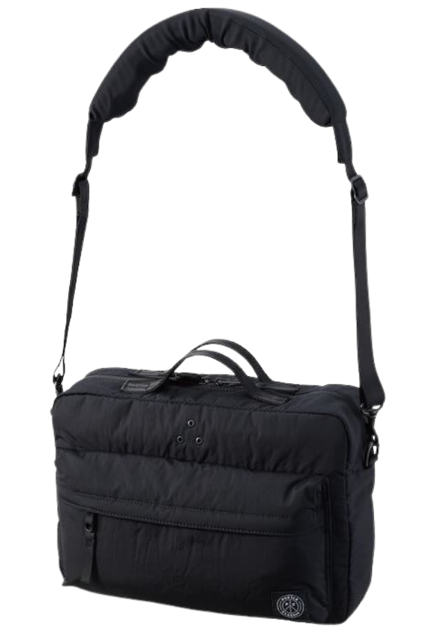 PORTER CLASSIC SHEEN NYLON NEWTON MINI BUSINESS SHOULDER BAG