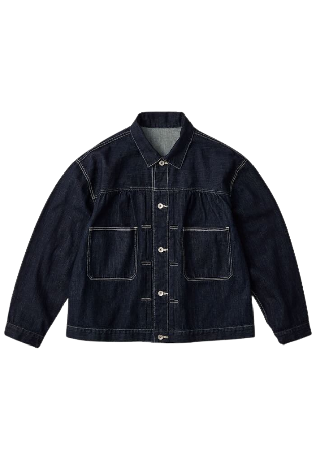 PORTER CLASSIC STEINBECK DENIM JACKET【DARK NAVY】