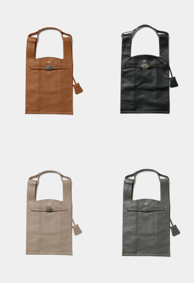 beautiful people【renewal】large market bag in shrink leather
