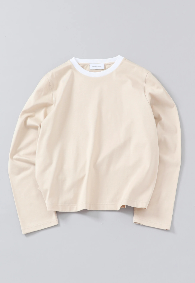 Nicolas Jenson TWO TONE CREW NECK LONG SLEEVE【SHORT/REGULAR】